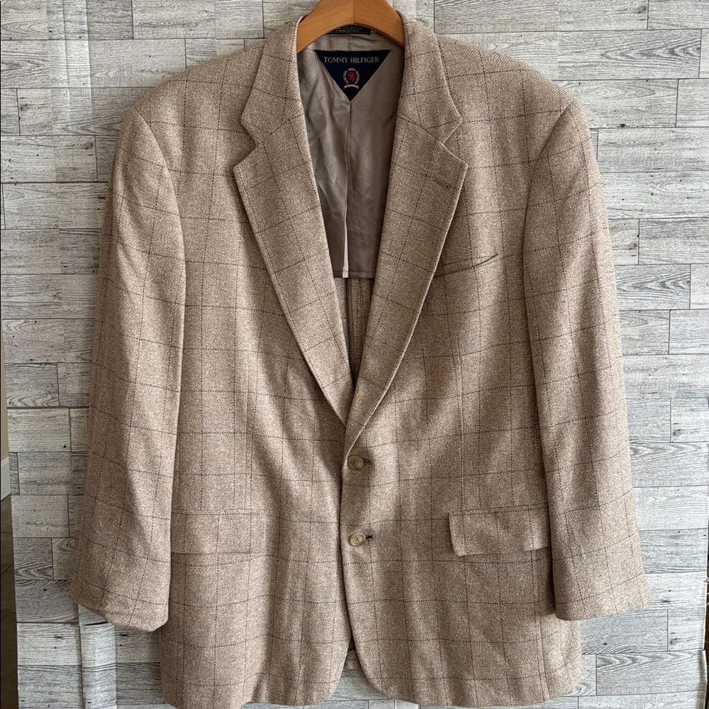 Vintage Tommy Hilfiger‎ Sport Coat Blazer made in USA 44 R